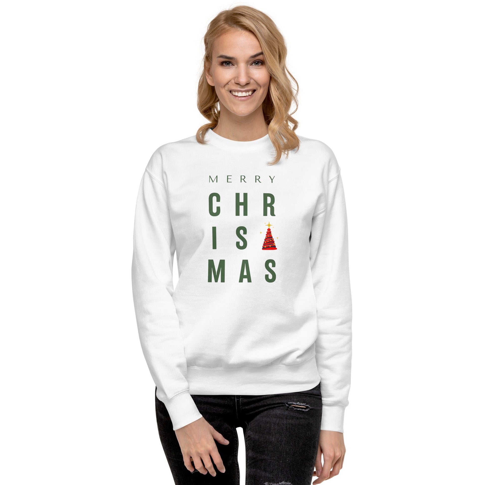 Merry Christmas Sweatshirt - Vegan America