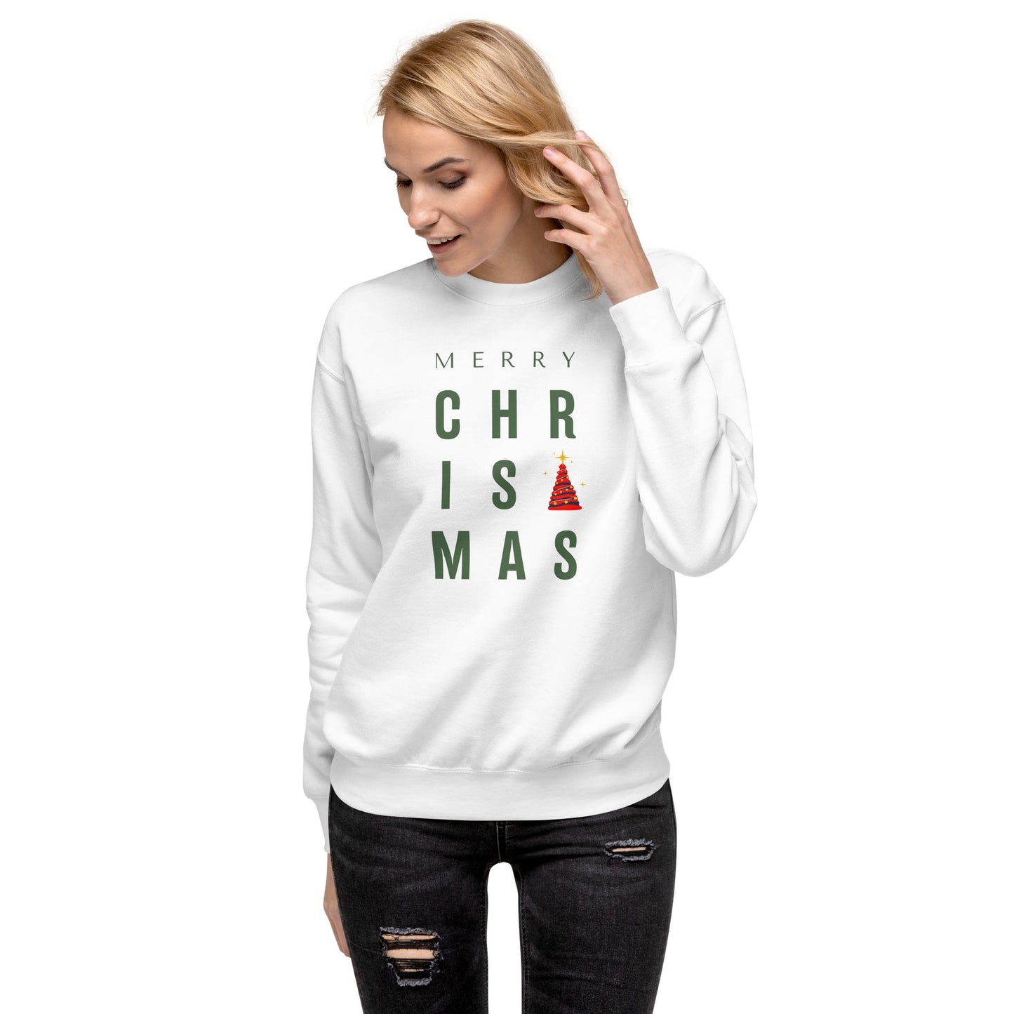 Merry Christmas Sweatshirt - Vegan America