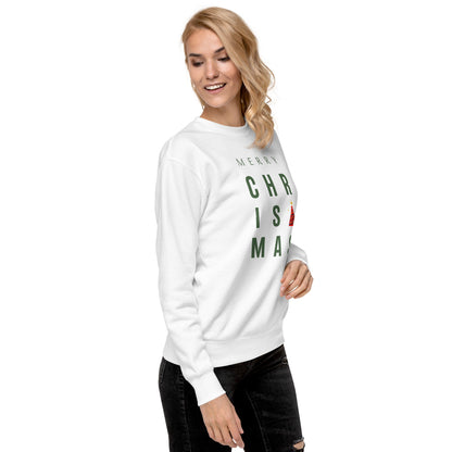 Merry Christmas Sweatshirt - Vegan America