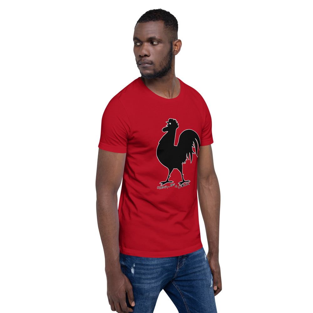 VEGAN " Don't Be A Cock" Short-Sleeve Unisex T-Shirt