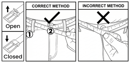 Forward SS - Cut to Fit Vegan Belt - Silver Buckle - Vegan America
