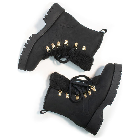 Recycled Vegan Shearling Boots