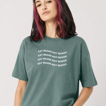 Eat Beans Not Beings Women's Boxy T-Shirt - Vegan America
