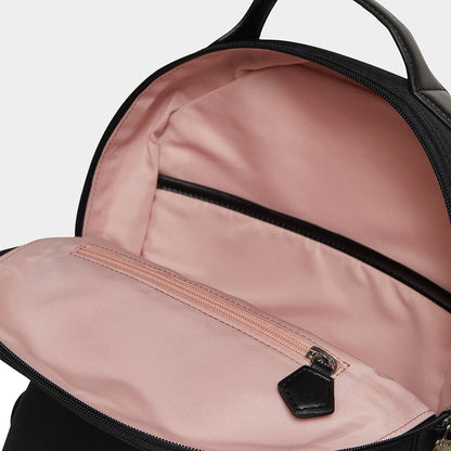 Lively Uppeal™ & Recycled Nylon Black Backpack - Vegan America
