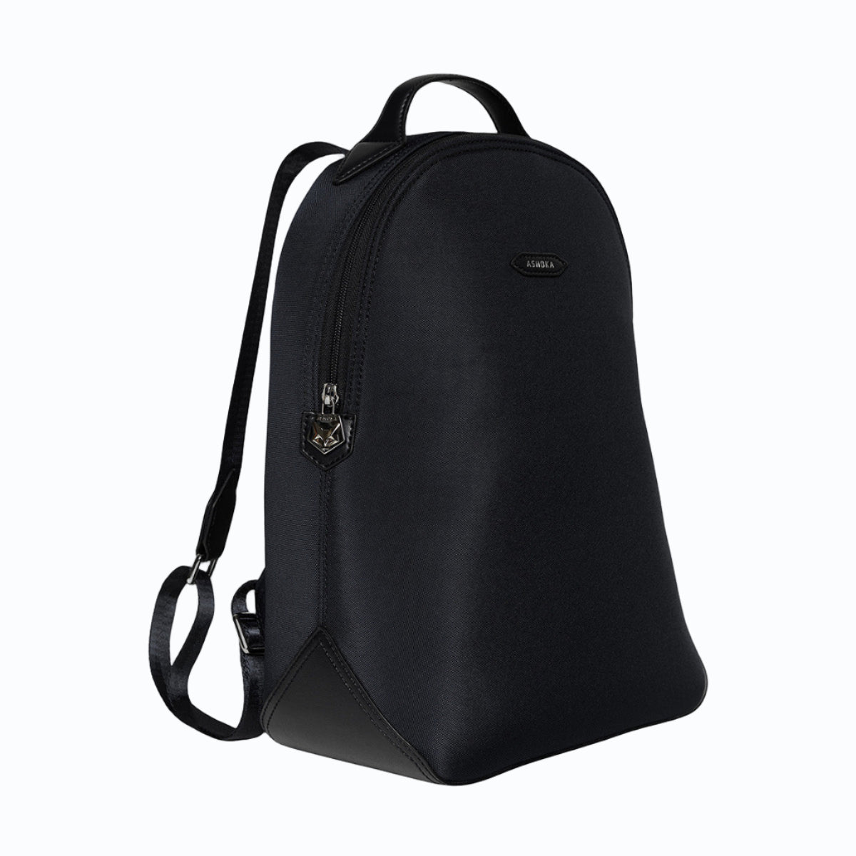 Lively Uppeal™ & Recycled Nylon Black Backpack - Vegan America