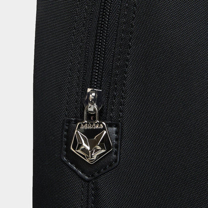Lively Uppeal™ & Recycled Nylon Black Backpack - Vegan America