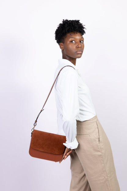 Brigitte Oxymore Uppeal™ Camel Bag - Vegan America