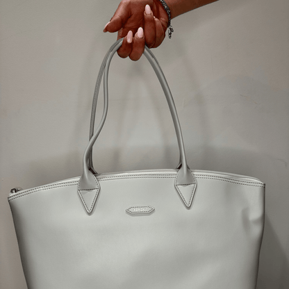 Belles Affaires – Jolly Full Uppeal™ Pearl Grey Tote Bag - Vegan America