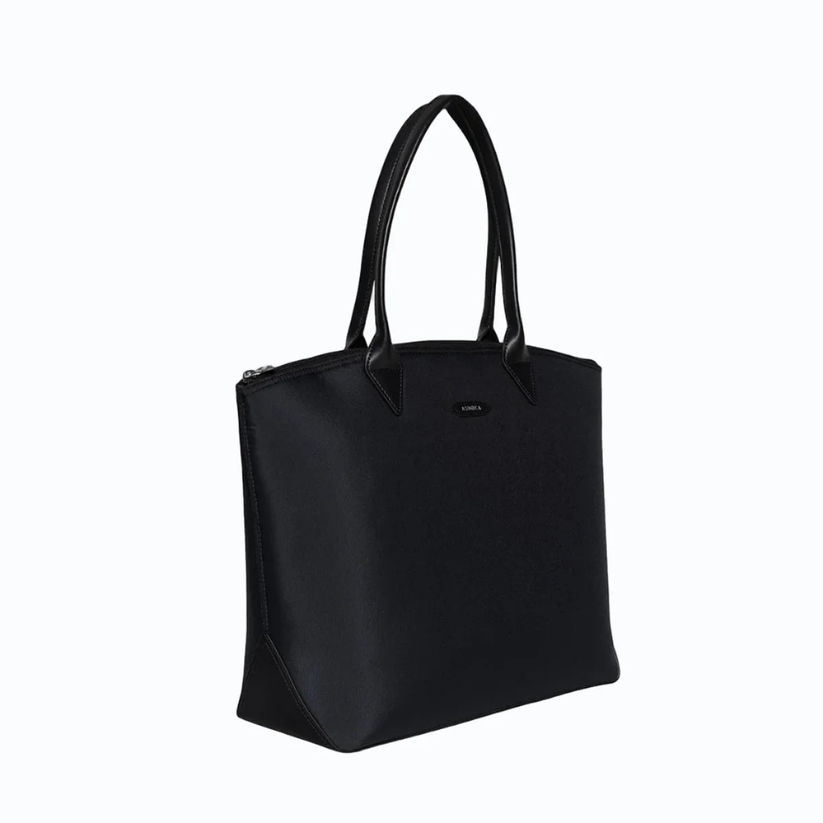 Belles Affaires – Jolly Uppeal™ & Recycled Nylon Black Tote Bag - Vegan America