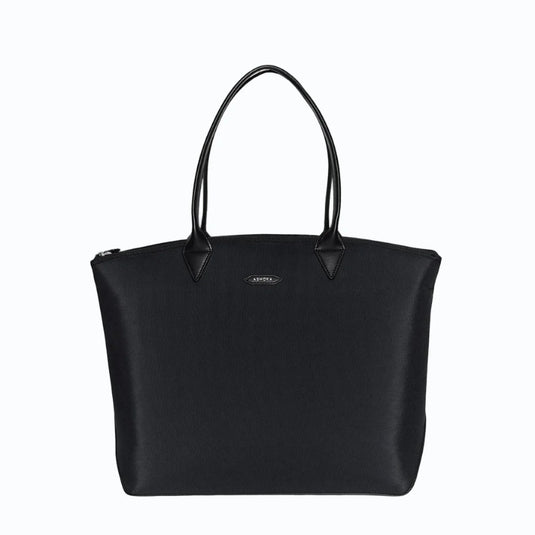 Belles Affaires – Jolly Uppeal™ & Recycled Nylon Black Tote Bag - Vegan America