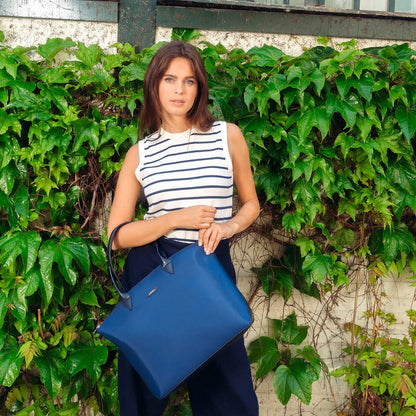 Jolly Uppeal™ & Recycled Nylon Navy Blue Tote Bag - Vegan America