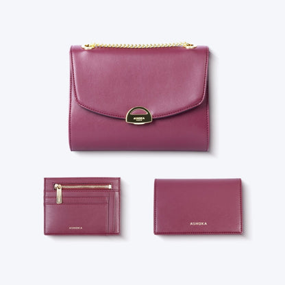Small Uppeal™ Bordeaux Coin Purse - Vegan America