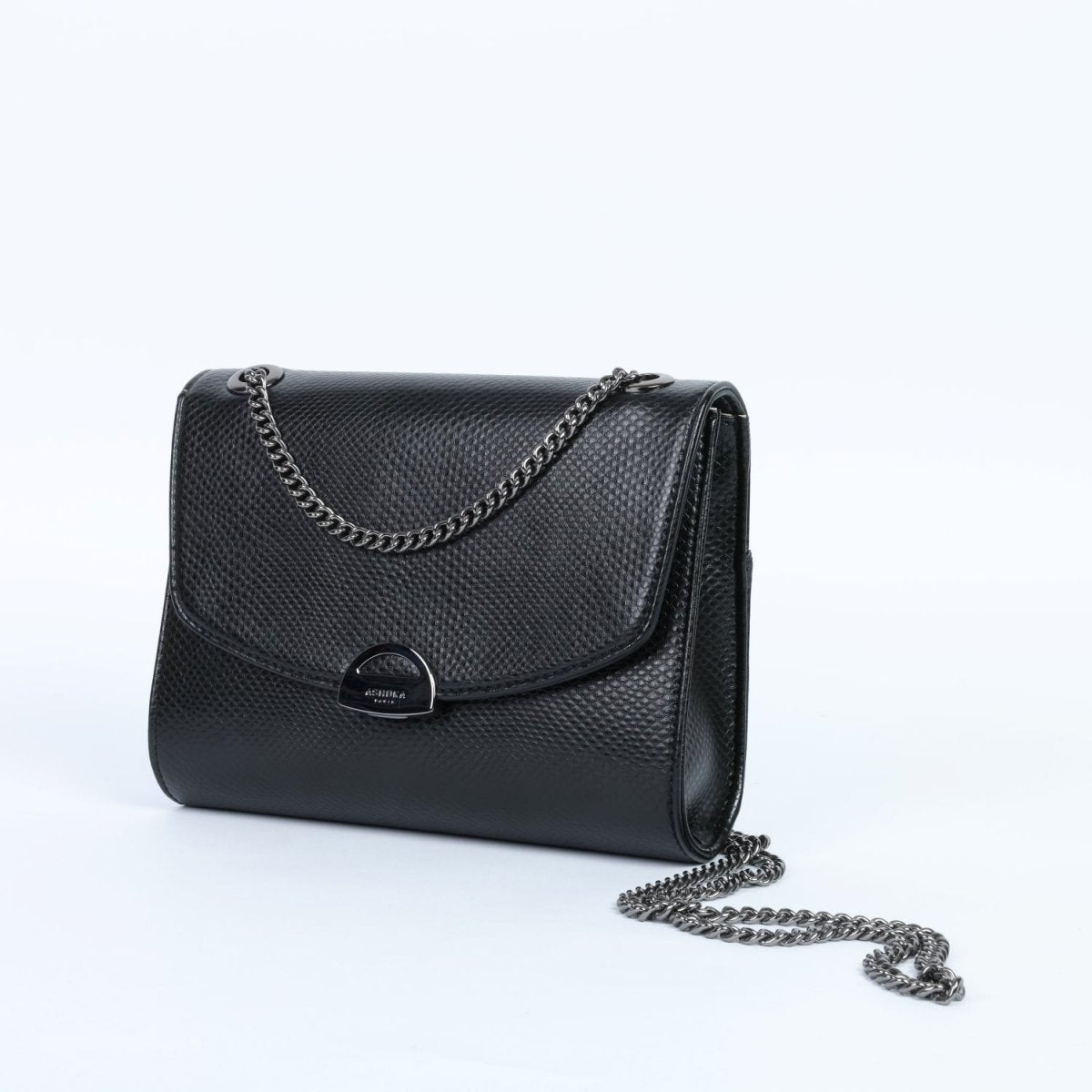 Mini Paname Lizard Uppeal™ Black Bag - Vegan America