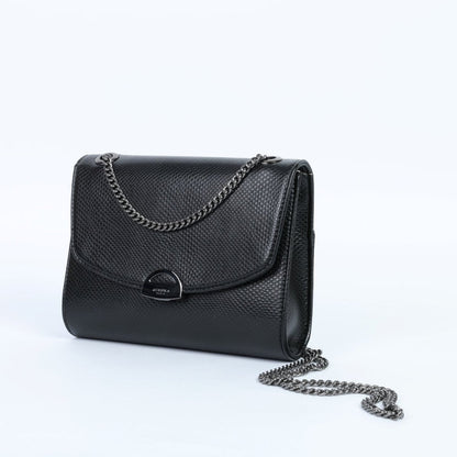 Mini Paname Lizard Uppeal™ Black Bag - Vegan America
