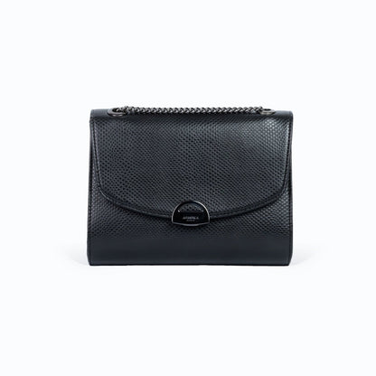 Mini Paname Lizard Uppeal™ Black Bag - Vegan America
