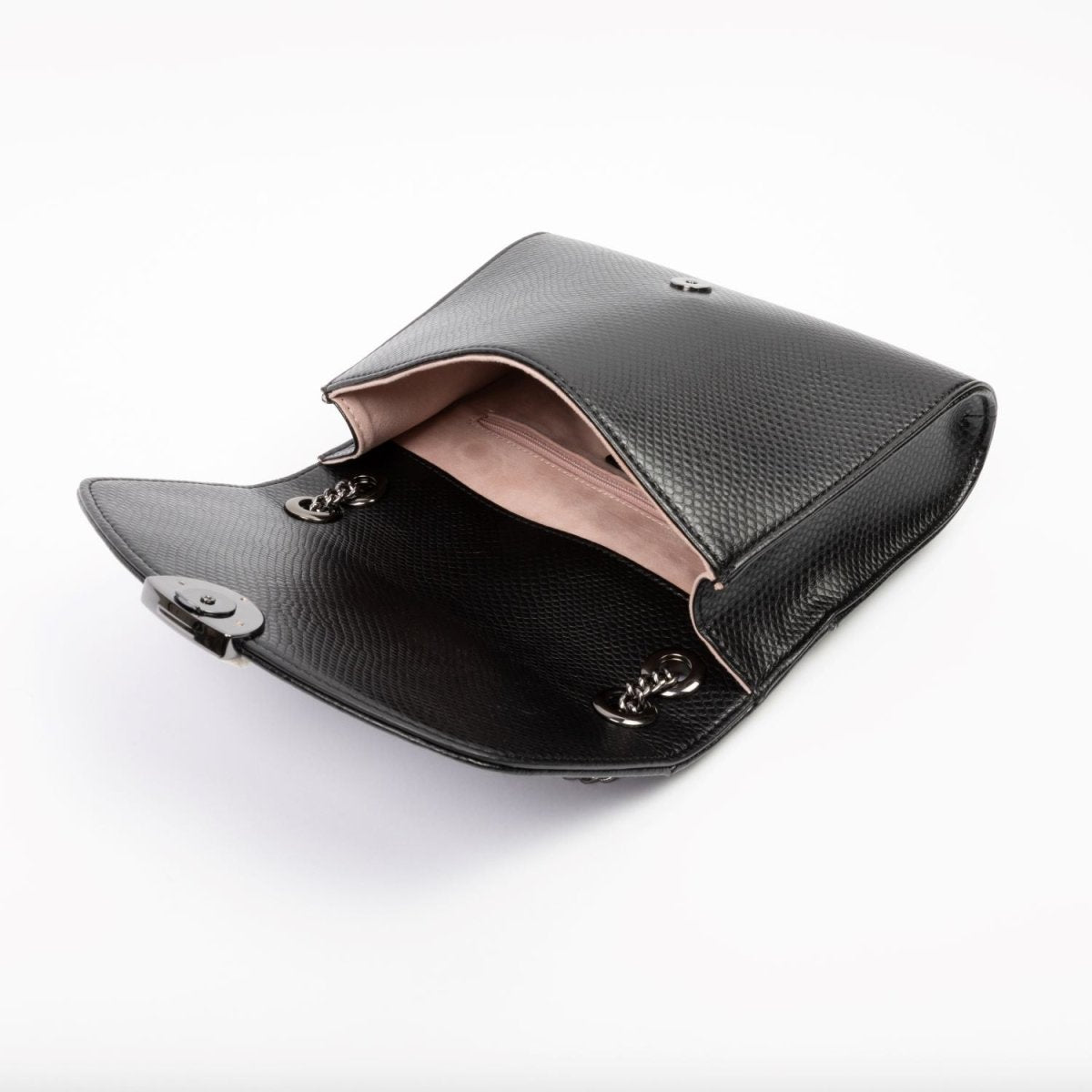 Mini Paname Lizard Uppeal™ Black Bag - Vegan America