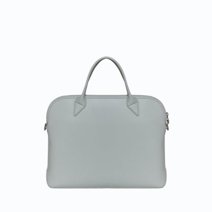 City Full Uppeal™ Pearl Grey Briefcase - Vegan America