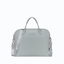 City Full Uppeal™ Pearl Grey Briefcase - Vegan America