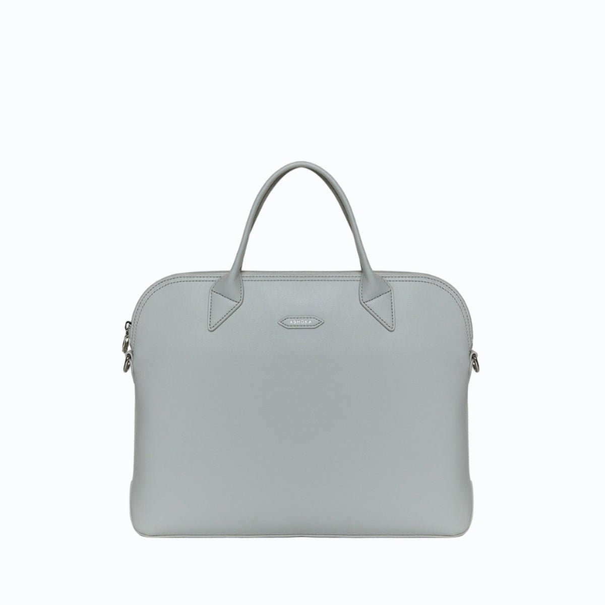 City Full Uppeal™ Pearl Grey Briefcase - Vegan America