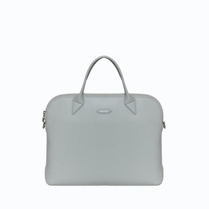 City Full Uppeal™ Pearl Grey Briefcase - Vegan America