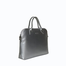 City Full Uppeal™ Silver Briefcase - Vegan America