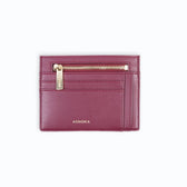 Uppeal™ Bordeaux Zipped Card Holder - Vegan America