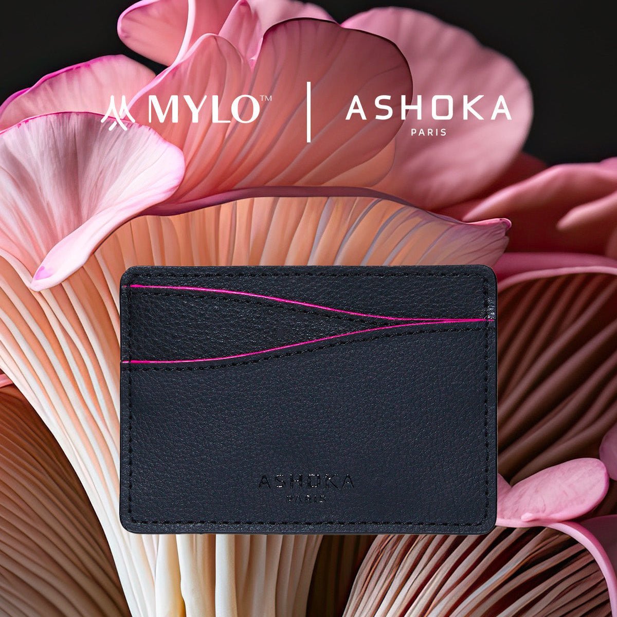 Mylo™ Mushroom Card Holder – Pink - Vegan America