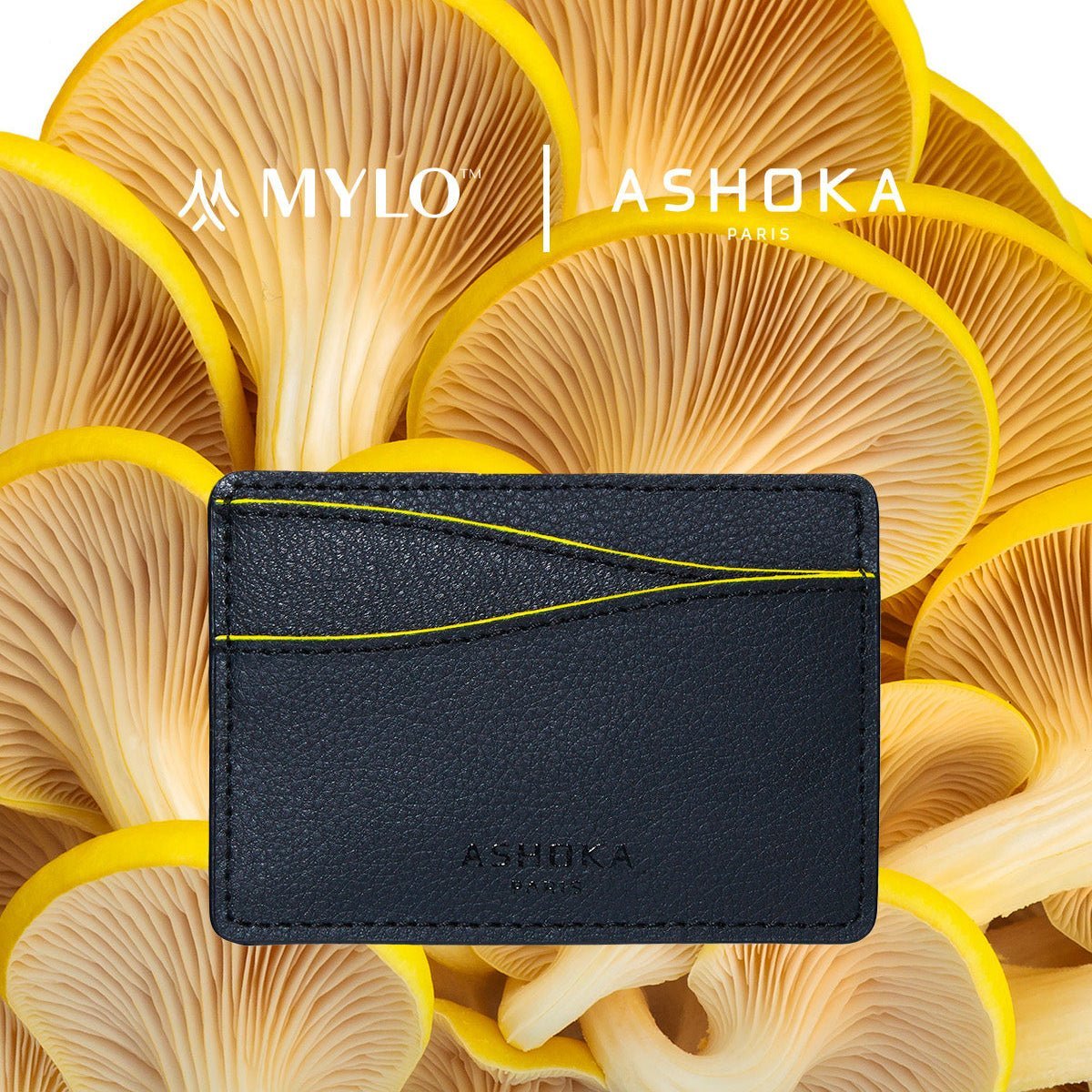 Mylo™ Mushroom Card Holder - Yellow - Vegan America