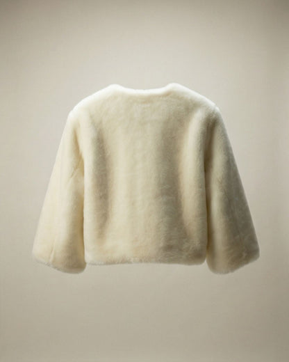Sophie White Short Jacket - Vegan America