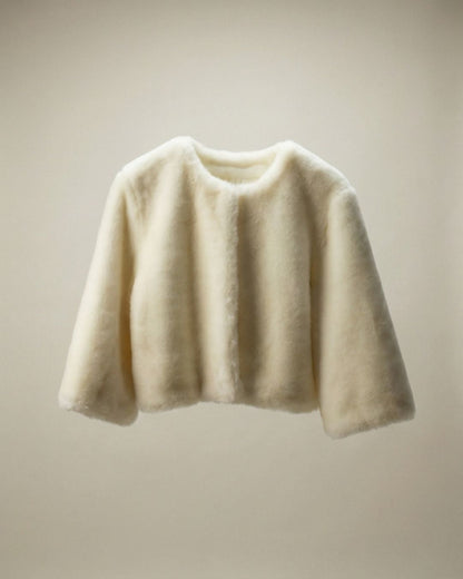 Sophie White Short Jacket - Vegan America