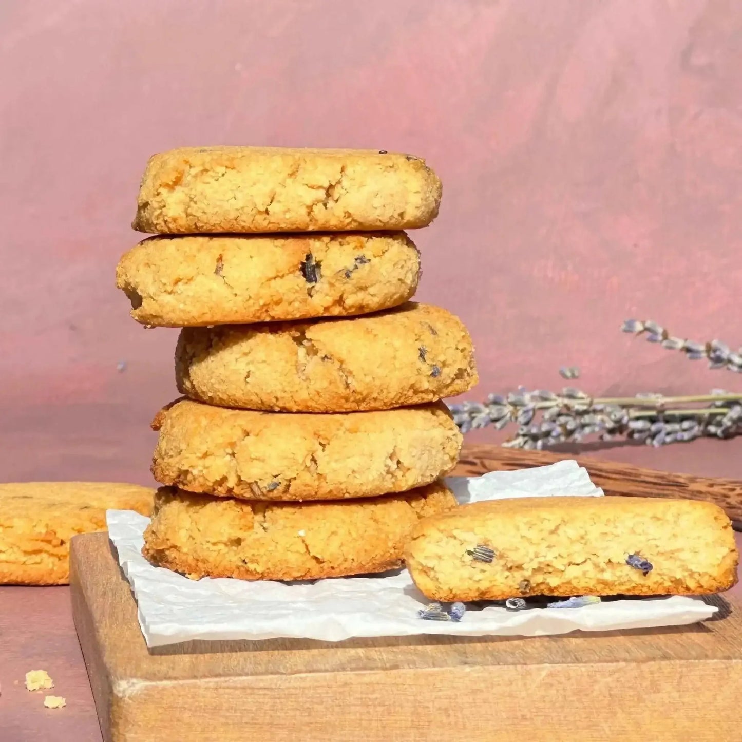 Vegan Gluten Free Lemon-Lavender Cookies | Flèche Healthy Treats