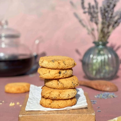 Vegan Gluten Free Lemon-Lavender Cookies | Flèche Healthy Treats