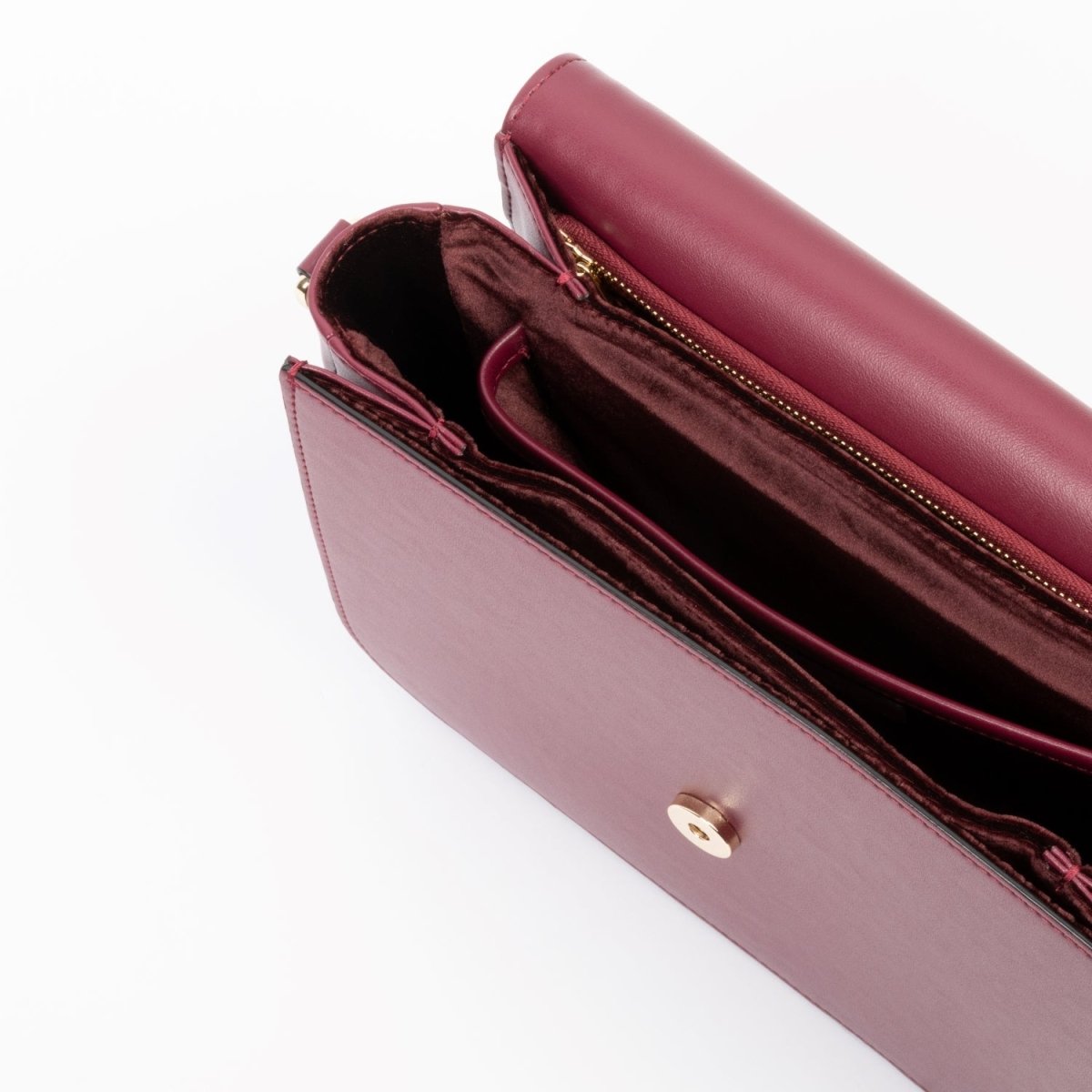 Brigitte Couture Uppeal™ Bordeaux Bag - Vegan America
