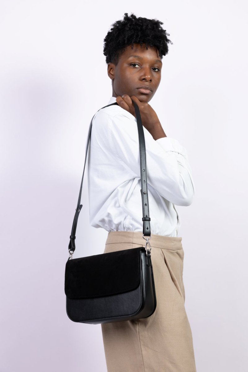 Brigitte Oxymore Uppeal™ Black Bag - Vegan America