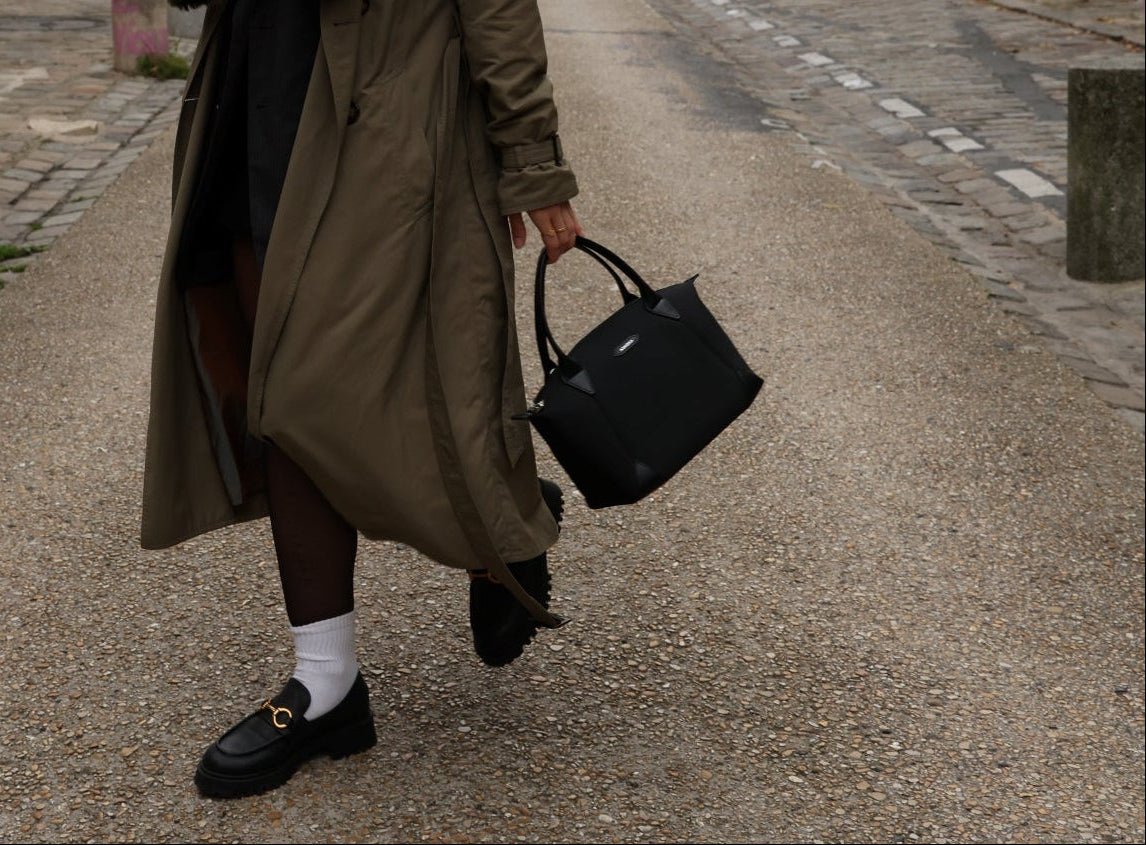 Pretty Uppeal™ & Recycled Nylon Black Bag - Vegan America