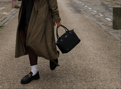 Pretty Uppeal™ & Recycled Nylon Black Bag - Vegan America