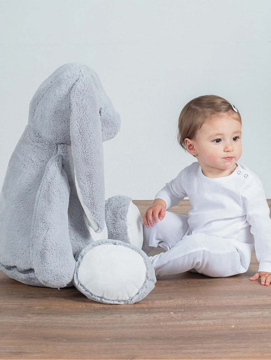 Vegan Babies' Giant Zippie Bunny | Grey