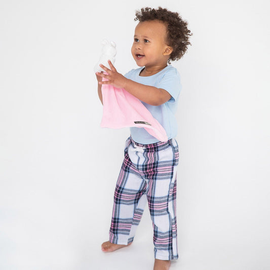 Vegan Babies' Animal Comforter with Rattle | Multiple Colours