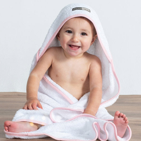 Vegan Babies' Hooded Towel | Multiple Colours