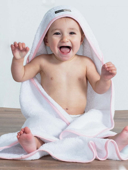 Vegan Babies' Hooded Towel | Multiple Colours
