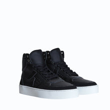 Matéo High - Top Biosourced & Recycled Sneaker – Black - Vegan America