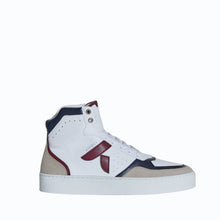 Matéo High - Top Biosourced & Recycled Sneaker – Bordeaux Navy - Vegan America