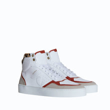 Matéo High - Top Biosourced & Recycled Sneaker – Terracotta Leopard - Vegan America
