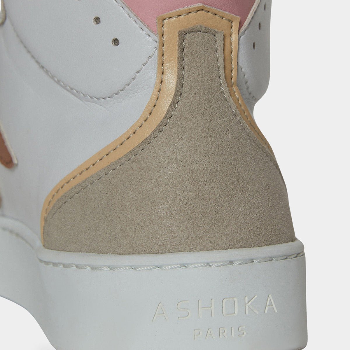 Matéo High - Top Biosourced & Recycled Sneaker – Trio of Pink - Vegan America