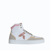Matéo High-Top Biosourced & Recycled Sneaker – Trio of Pink - Vegan America