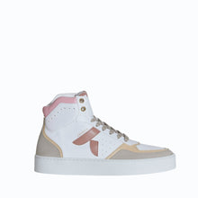 Matéo High - Top Biosourced & Recycled Sneaker – Trio of Pink - Vegan America