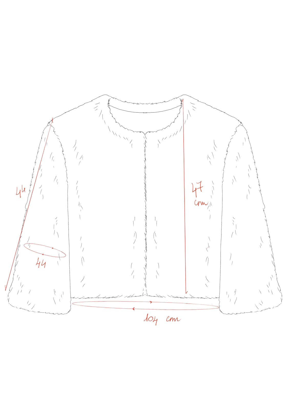 Sophie White Short Jacket - Vegan America