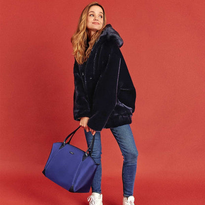 Journey Uppeal™ & Recycled Nylon Navy Blue Bag - Vegan America