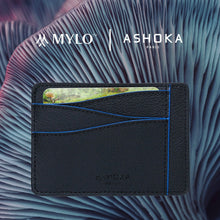 Large Mylo™ Mushroom Card Holder – Blue - Vegan America