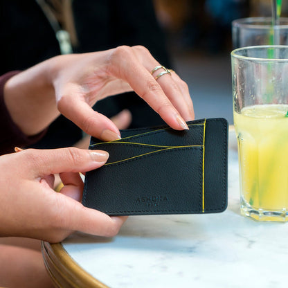 Large Mylo™ Mushroom Card Holder – Yellow - Vegan America